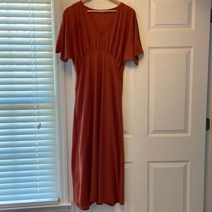 Zara Rust Maxi Dress